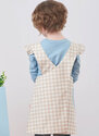 Childrens and Wrap Around Apron and Scarf Hat by Ruby Jeans Closet