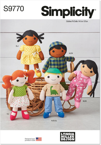 Cloth Dolls and Clothes by Longia Miller