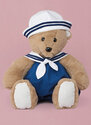 Plush Bear with Clothes and Hats by Laura Ashley