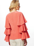 Princess Seam Tops with Flared Sleeve Variations, Vogue Easy Options