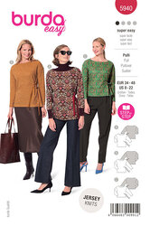 Pullover, blouses. Burda 5940. 