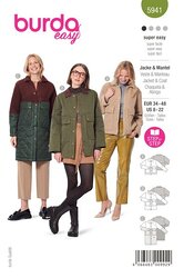 Jacket and coat. Burda 5941. 