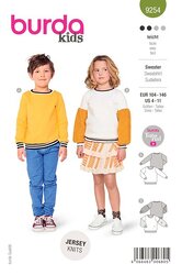 Sweatshirt. Burda 9254. 