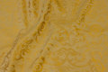 Elegant jacquard-woven table-cloth-fabric in brass-golden