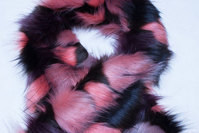 Faux fake fur piece ca. 20 x 150 cm