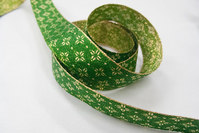 Lurex ribbon green 2,5cm