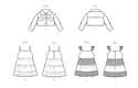 Toddlers jacket and dresses