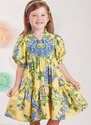 Childrens and girls dress with sleeve and length variations