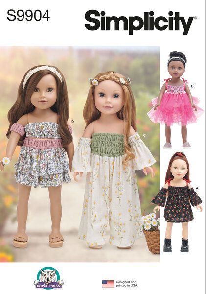 18 inch Doll Clothes By Carla Reiss Design