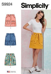 Cargo skirts. Simplicity 9924. 