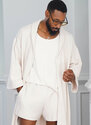 Mens Robe, Knit Tank Top, Pants and Shorts by Norris Danta Ford