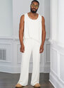 Mens Robe, Knit Tank Top, Pants and Shorts by Norris Danta Ford