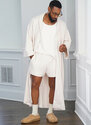 Mens Robe, Knit Tank Top, Pants and Shorts by Norris Danta Ford