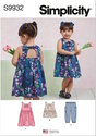 Toddlers dress, top and pants