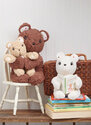 Plush Bears and Bunnies in Three Sizes