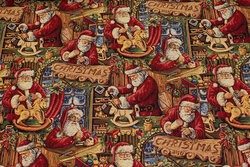 Tapestry with christmas motifs