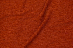 Polyester crepe in rust-colored