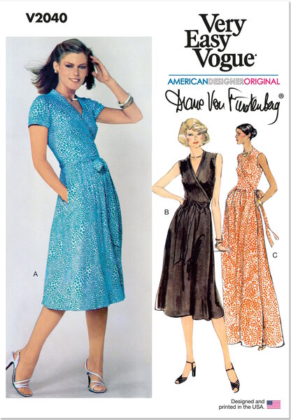 Front wrap dresses by Diane von Furstenberg