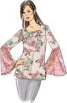Square-Neck Top with Yoke