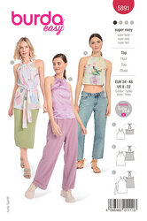 Top. Burda 5891. 