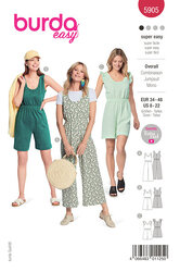 Jumpsuit. Burda 5905. 