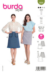 Skirt. Burda 5930. 