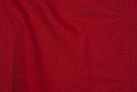Dark red, teflontreated textildug with pattern