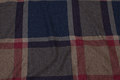 Large-checks heavyjersey in navy, dirt and red