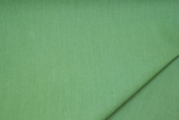 Speckled apple-green awning fabric