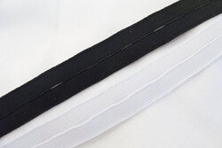 Elastic with holes blank or white 2cm
