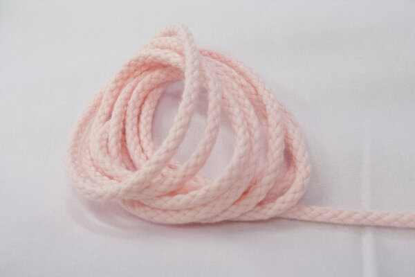 Cotton cord rose 5mm