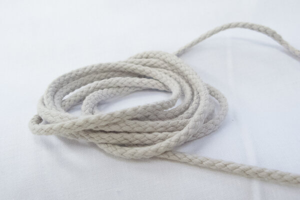 Cotton cord sand-coloured 5mm
