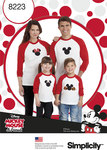 3 Child´s and Adults Knit Tops with Disney Appliques