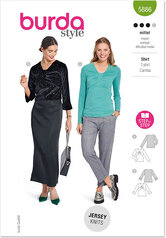 Top. Burda 5886. 