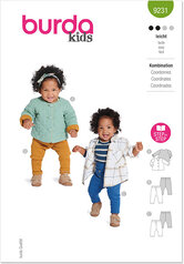 Babies Coordinates. Burda 9231. 