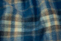 Light, softened jacket checks in blue and turqoise