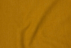 Ocher-yellow coat and jacket fabric in wool-look