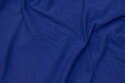 Organic, light sweatshirt fabric in cobolt-blue with softened back