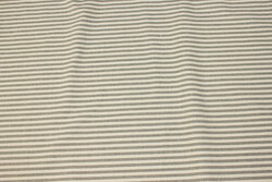 Recycled cotton striped grey/offwhite