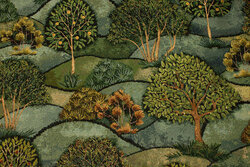 Tapestry for furniture green trees