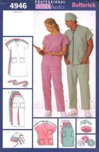 Top and Dress, Belt, Skirt and Pants, Hat and Ponytail Holder. Butterick 4946. 