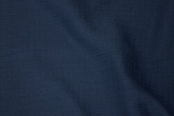 Double woven cotton (gauze) denim blue
