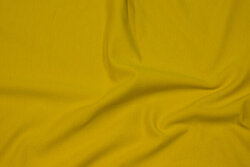 Light, softened sweatshirt fabric in brass-yellow