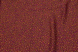 Rasberry-color micro-polyester with small pattern