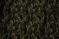 Softened, winter sweatshirt fabric in camouflage-colors