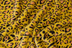 Supersoft, fake fur in fancy-leopard
