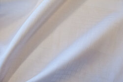 White Damask cotton with large checks pattern